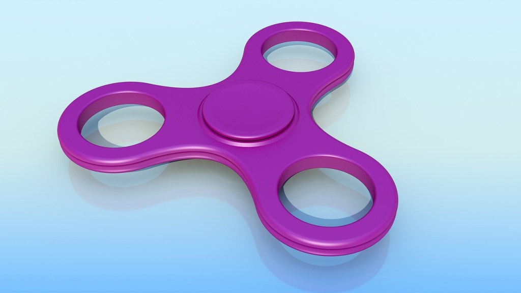 Fidget spinner representing women with ADHD