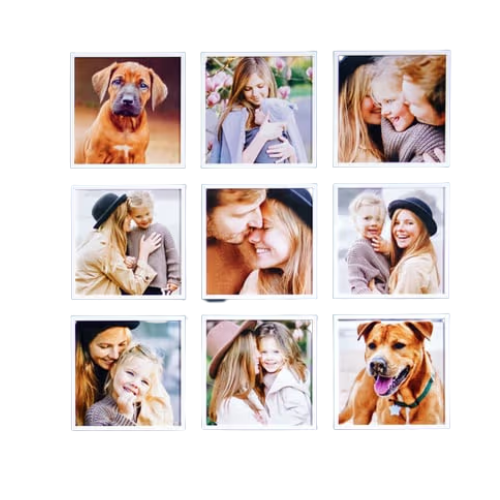 Popsa Square Frame Photo Tiles