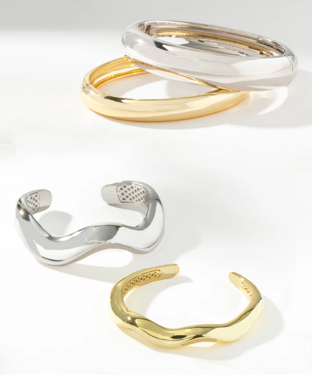 Chic Mixed Metal Bracelet Stack by Uncommon James